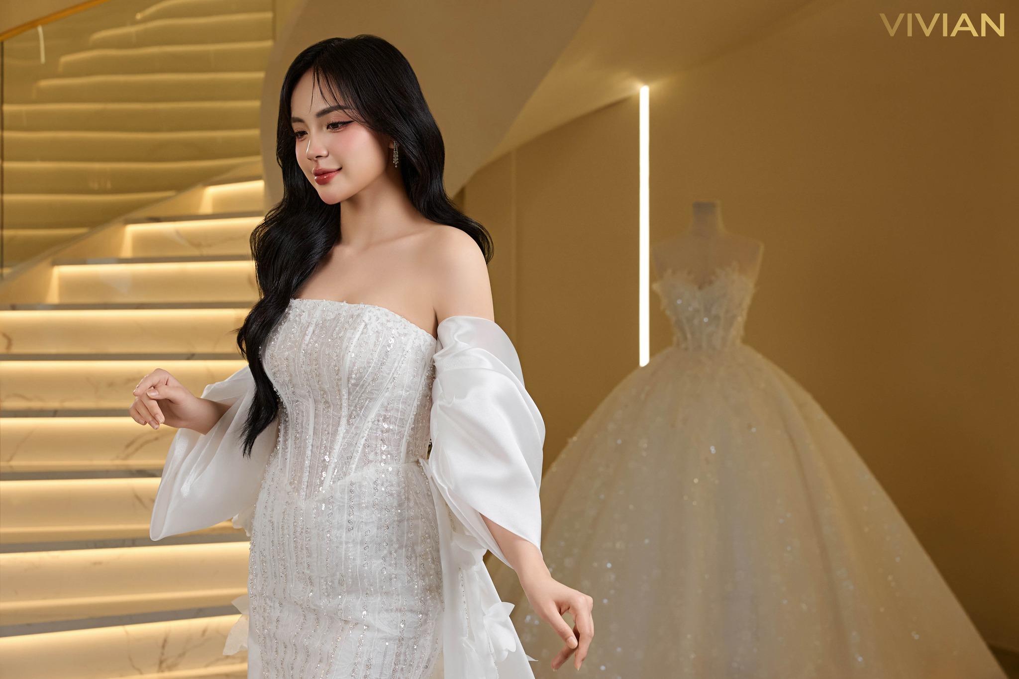 Mẫu váy cưới đẹp Tony Wedding mùa cưới 2025