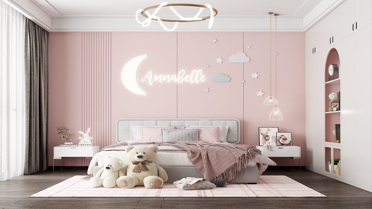 Lựa chọn màu sắc hợp lý cho phòng ngủ trẻ em theo tâm lý học