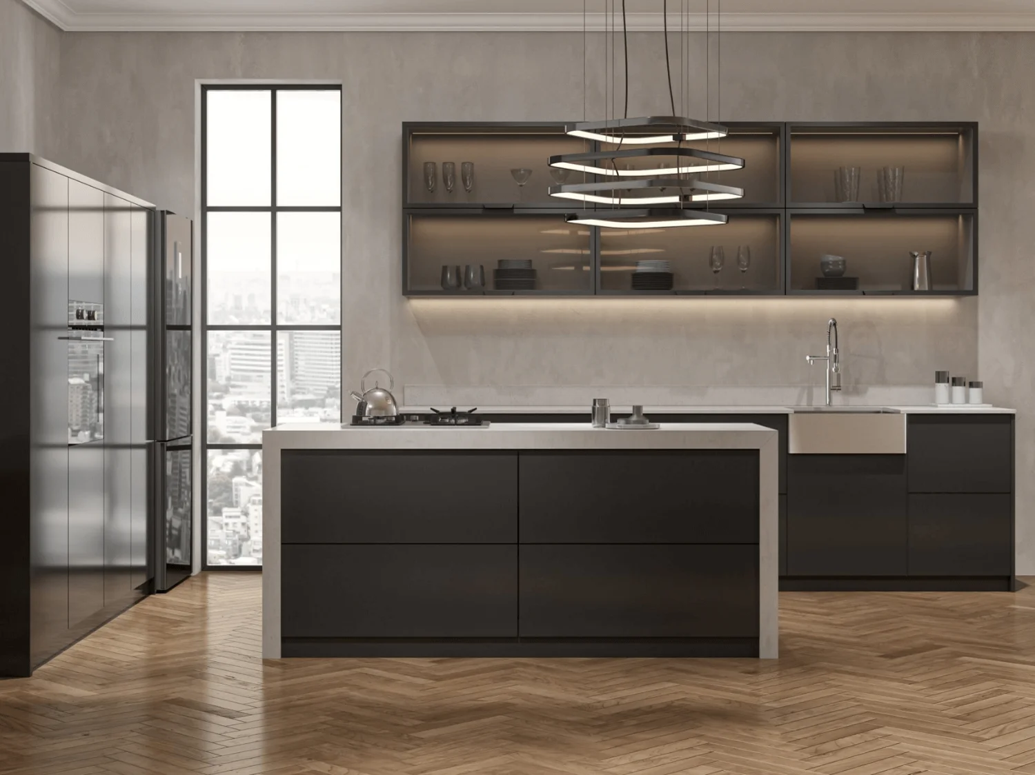 Thiết bị nhà bếp cao cấp 2026 kết hợp công nghệ thông minh và thẩm mỹ tối giản