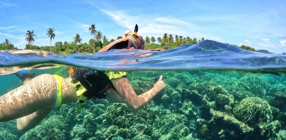 Hoạt động lặn ngắm san hô tại bãi Ông Lang Phú Quốc