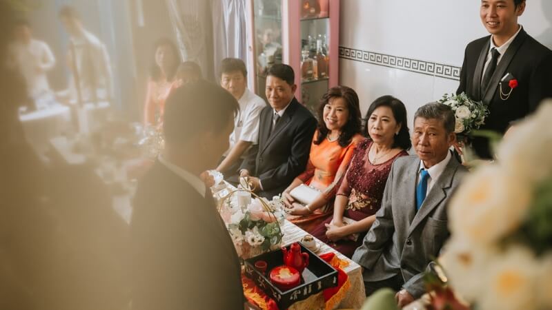 Lễ ăn hỏi miền Bắc — mâm tráp truyền thống