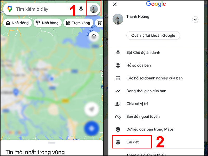 Lên lịch trình di chuyển