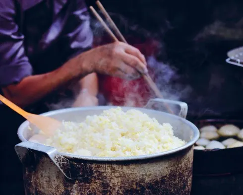 Cơm lam và thịt nướng Sapa