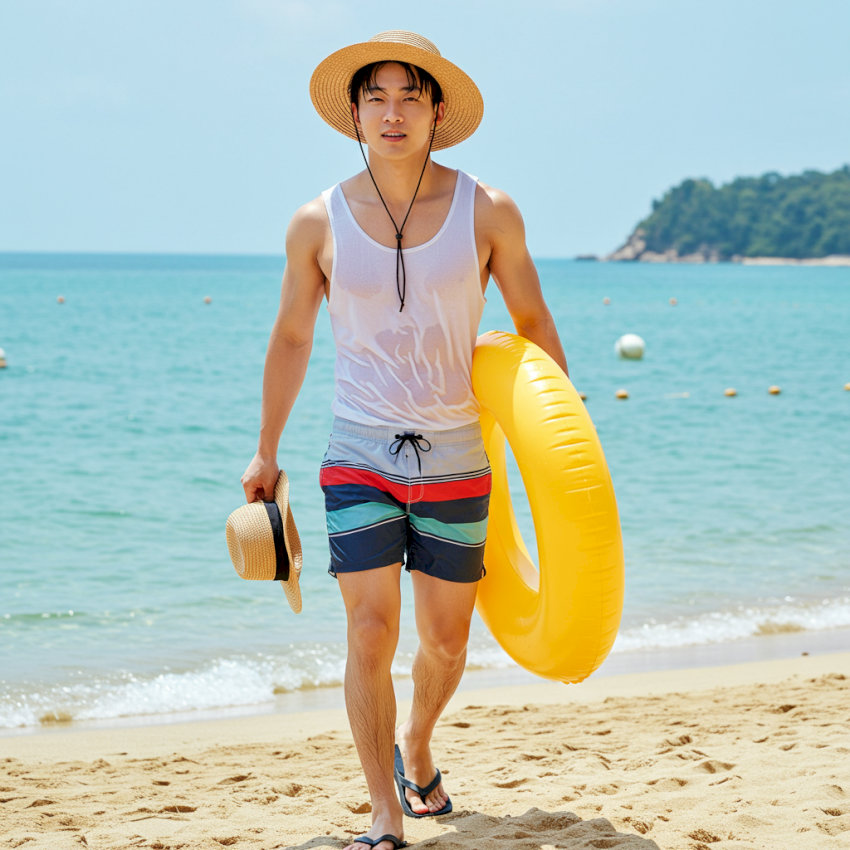 Quần bơi và áo ba lỗ