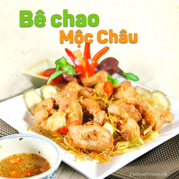 Món bê chao nóng hổi với lớp vỏ giòn rụm