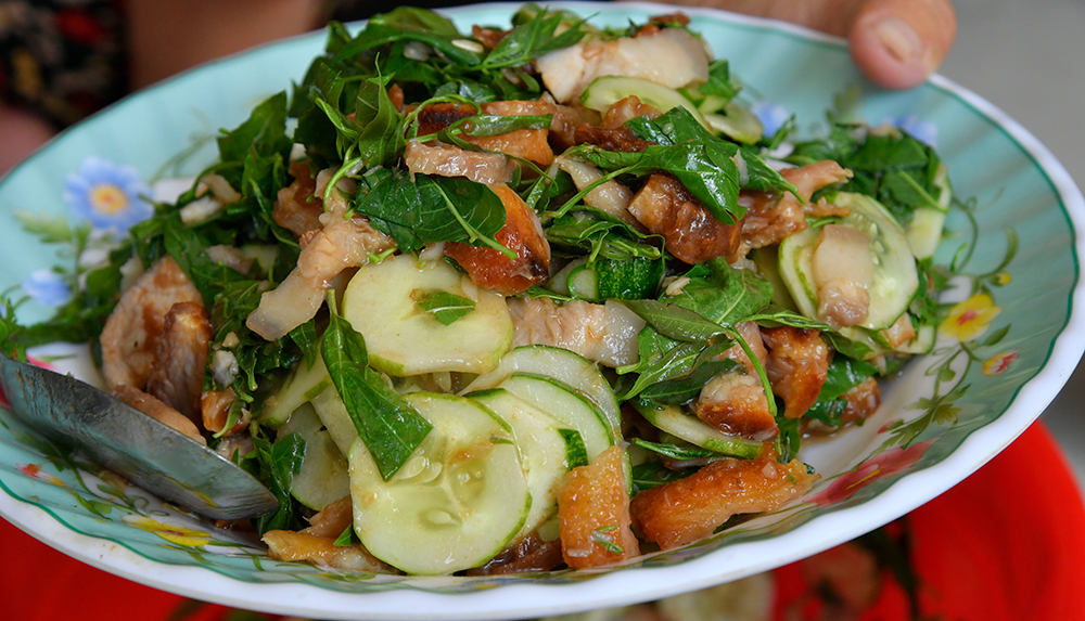 Nguyên liệu món gỏi sầu đâu