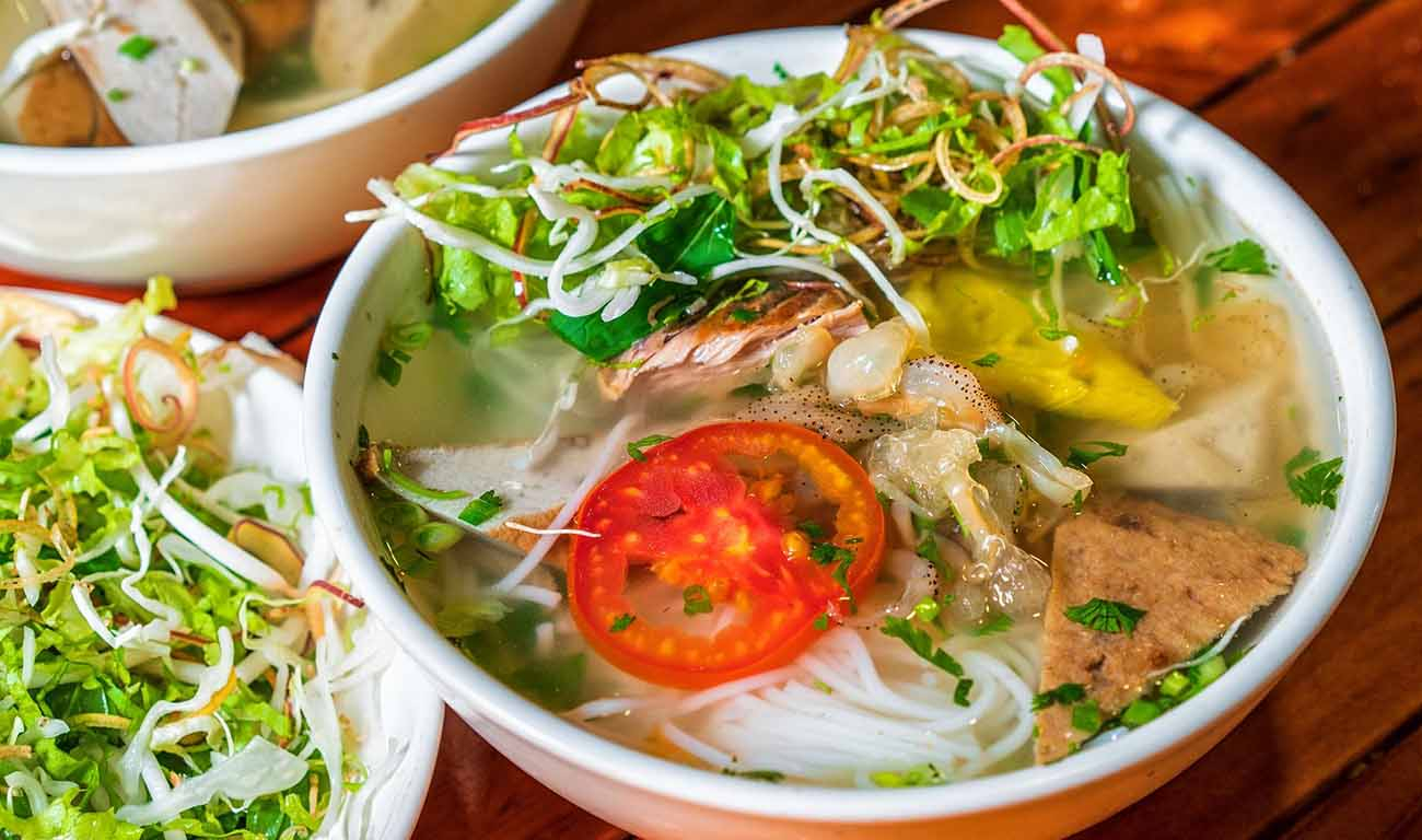 Bún sứa Nha Trang thanh nhẹ
