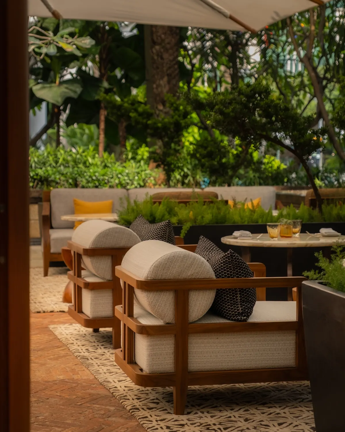 Không gian Park Hyatt Terrace cho các buổi gặp gỡ