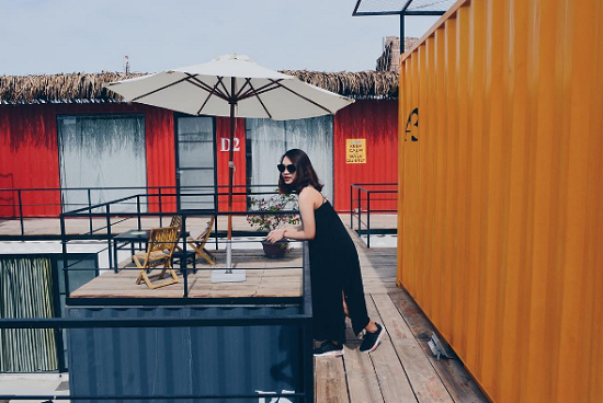 Không gian container đa sắc màu tại Packo Hostel