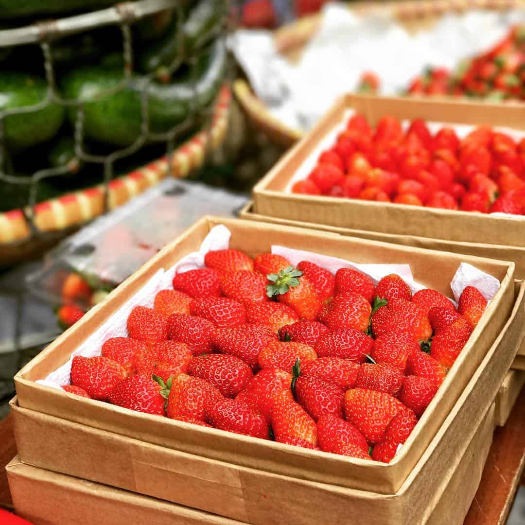 Không khí chợ Đà Lạt về tối