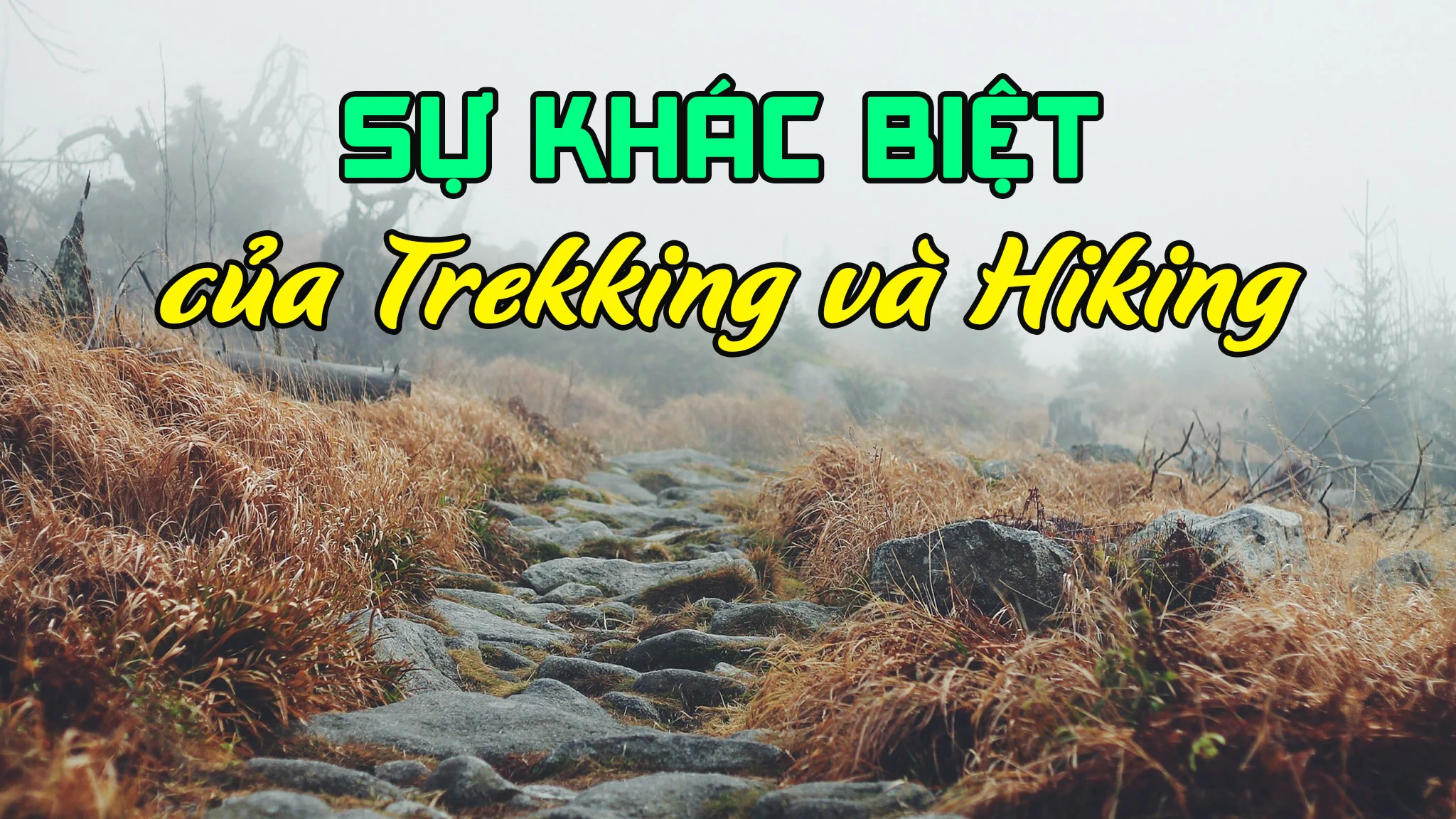 Sự khác biệt giữa trekking và hiking