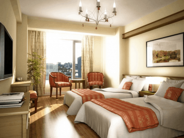 Phòng nghỉ hiện đại với cửa sổ thoáng tại Mi Lan 2