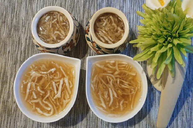 Chè rau câu chân vịt món tráng miệng thanh mát giải nhiệt mùa hè