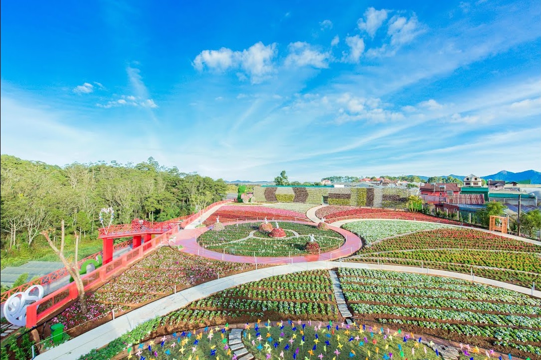 Không gian hoa ở Fresh Garden