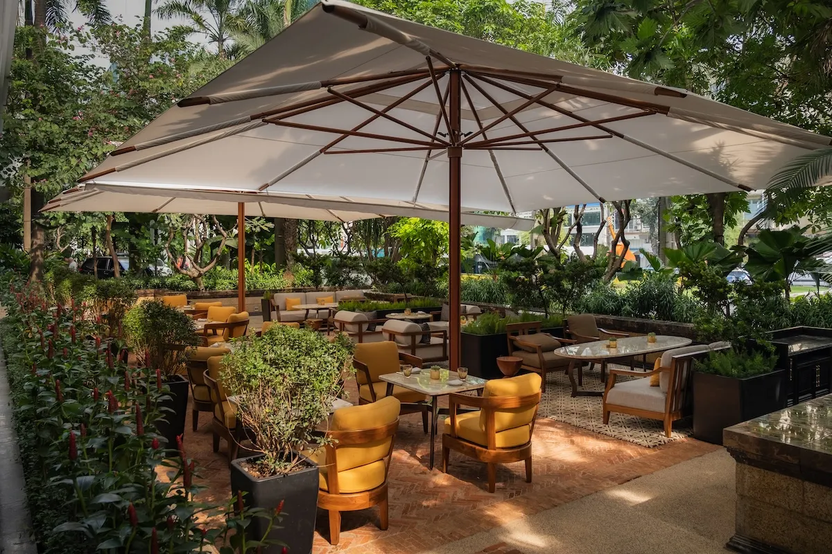Không gian xanh Park Hyatt Terrace tại TP.HCM tháng 4/2026