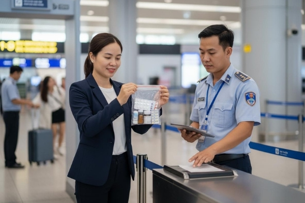 Chuẩn bị sẵn túi thuốc cá nhân khi đi máy bay