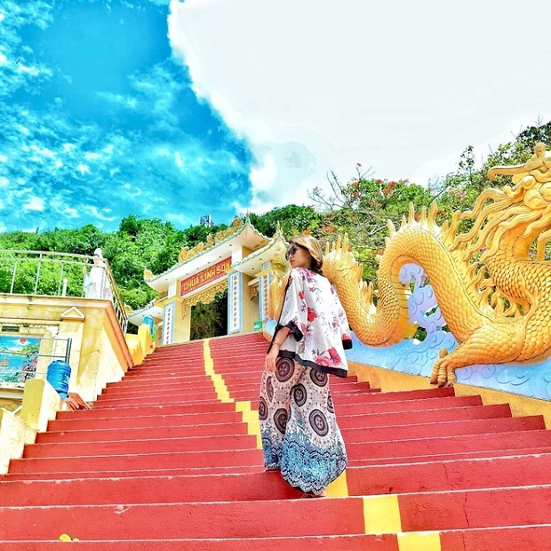 Chùa Linh Sơn trên đỉnh Cao Cát