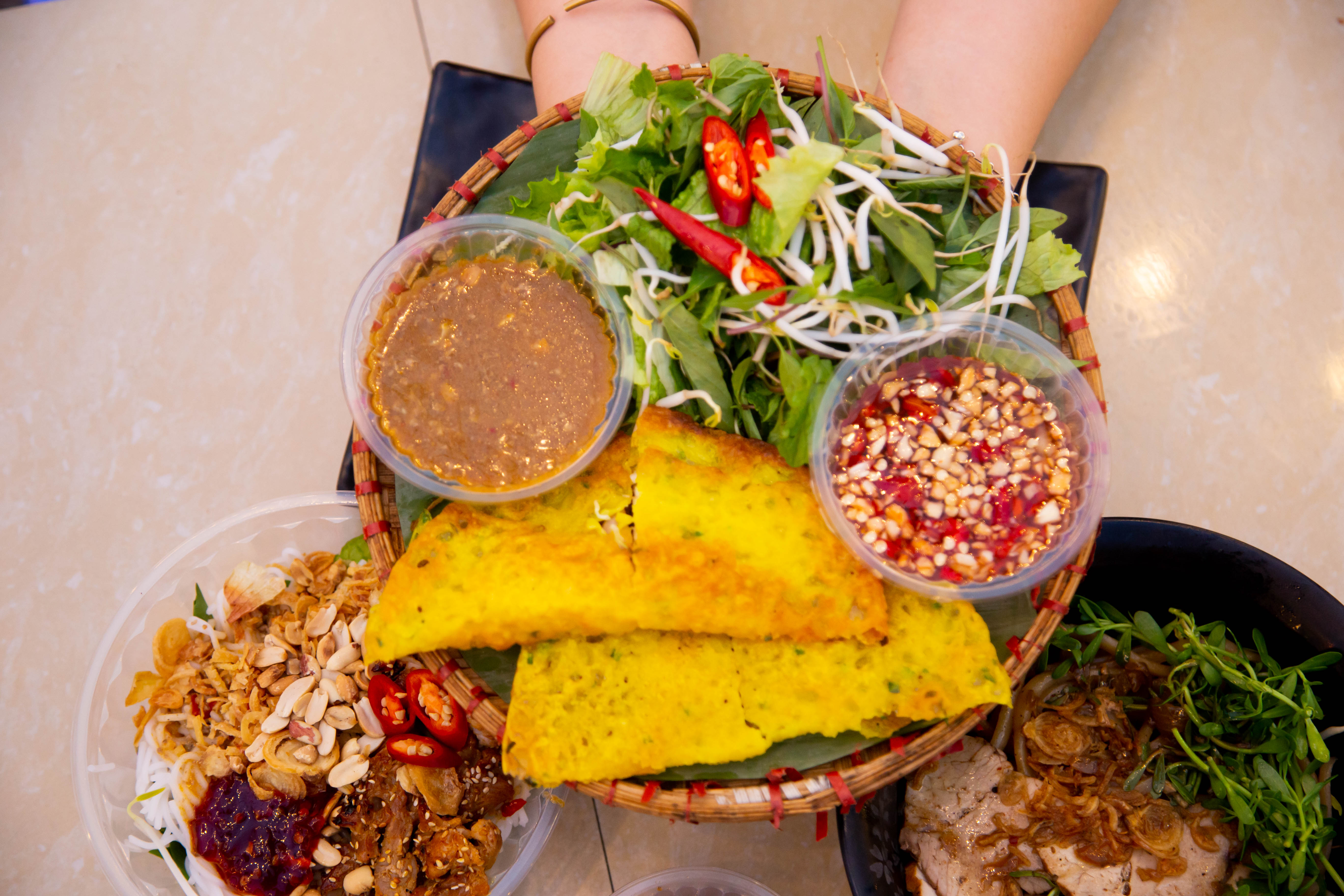 Bánh xèo Đà Nẵng vàng giòn