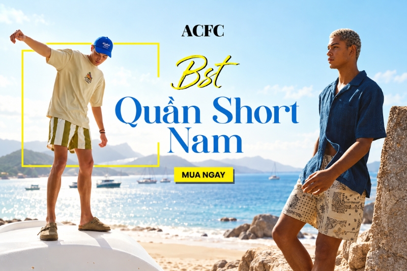 Bí Quyết Chọn Quần Short Nam Hàng Hiệu: Thoáng Mát Và Tôn Chiều Cao