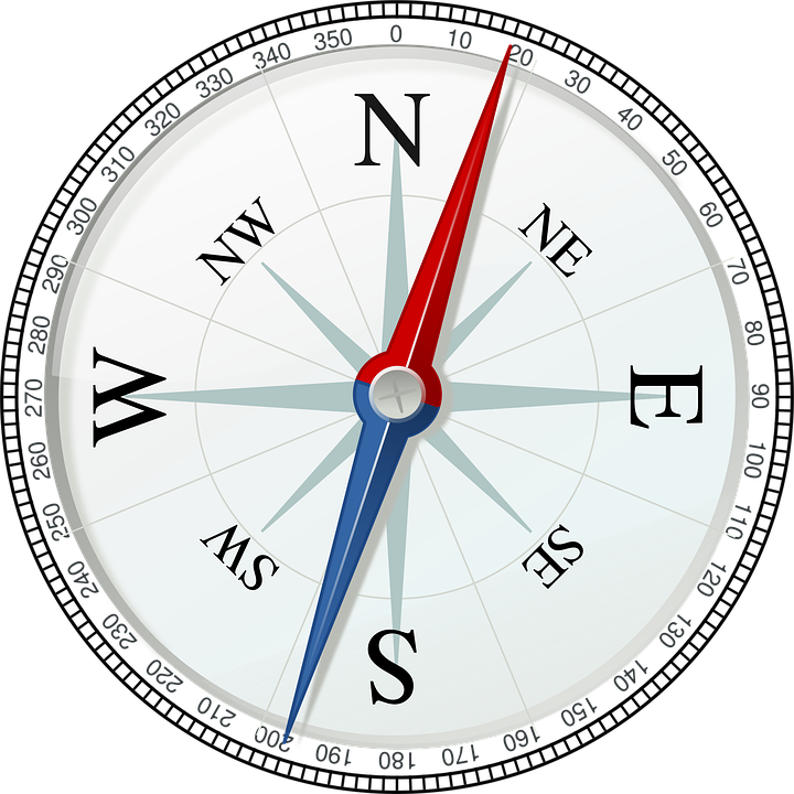 Navigation controls for Google Earth showing zoom, tilt and rotate