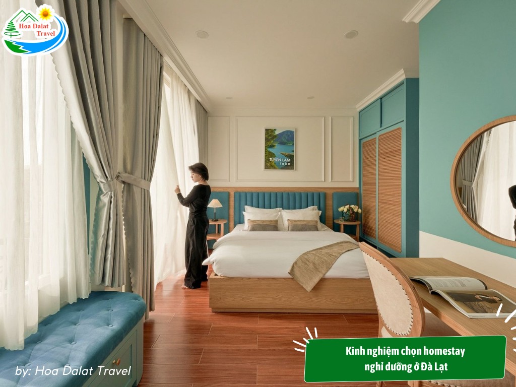 Kiểm tra phòng homestay nghỉ dưỡng ở Đà Lạt trước khi đặt