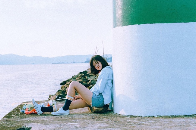 Quần Short jean trang phục đi du lịch Đà Nẵng