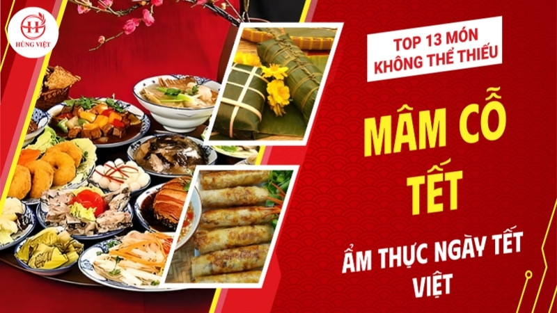 Bản đồ món Tết theo vùng