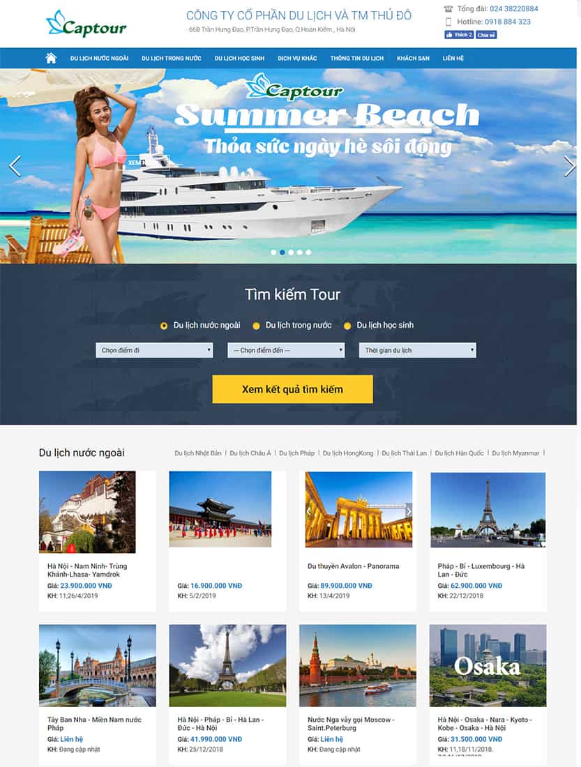 Ví dụ dashboard phân tích hiệu quả content marketing du lịch