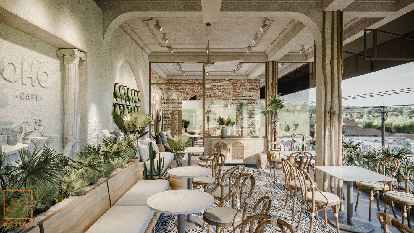 quán ăn kết hợp nghệ thuật Đà Nẵng với trang trí đặc sắc