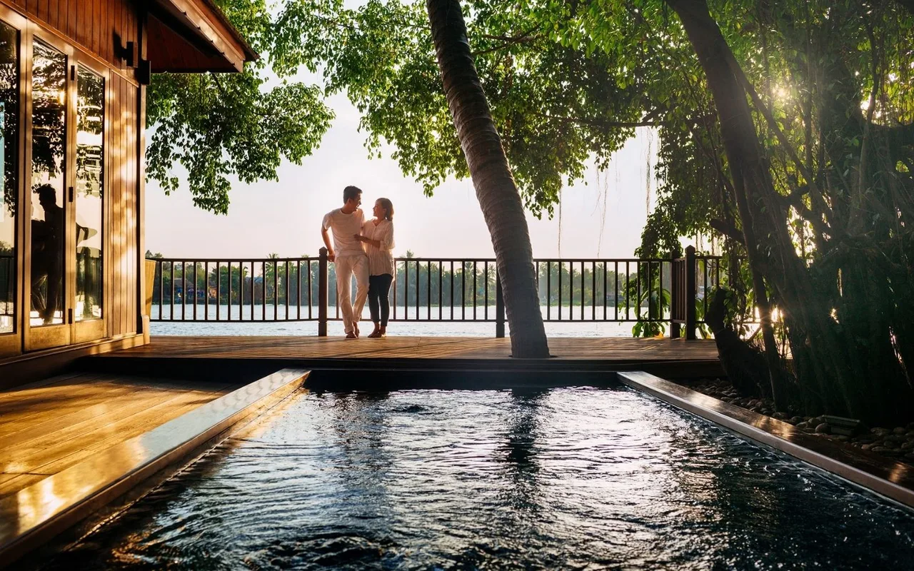 Không gian staycation ven sông mang lại cảm giác tách biệt khỏi nhịp sống thành phố