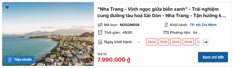 Nha Trang biển và hoạt động