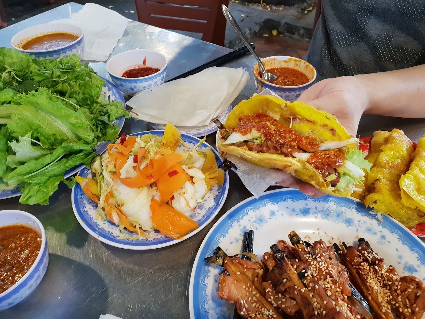 Bánh xèo Hội An giòn