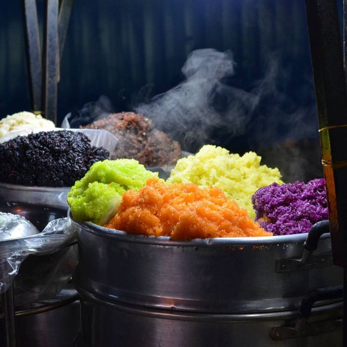 Xôi ngũ sắc của người Tày