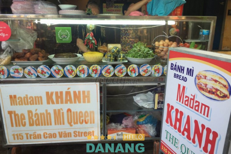 Bánh mì Madam Khánh tại TP. Hội An