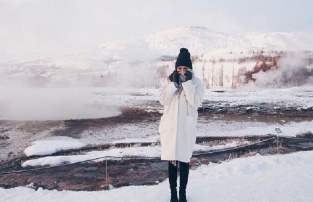 Outfit mùa đông Hàn Quốc với layering