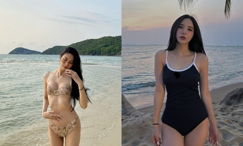 Bikini và sơ mi khoác ngoài