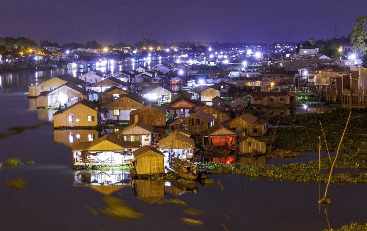 Làng nổi Châu Đốc An Giang – Ngôi làng độc đáo ở miền Tây