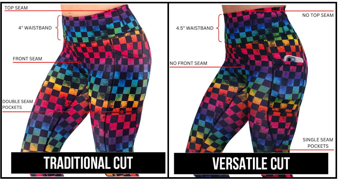 Cấu trúc sợi vải co giãn bốn chiều trên legging dã ngoại