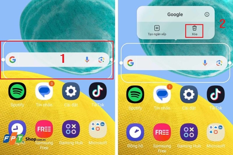 Nhiều biểu tượng ứng dụng Google trên màn hình điện thoại