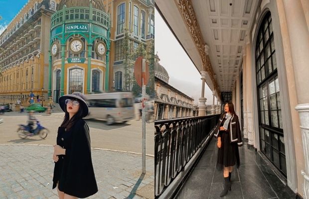 Dạo phố Sapa — áo len oversize phong cách cùng quần ống rộng