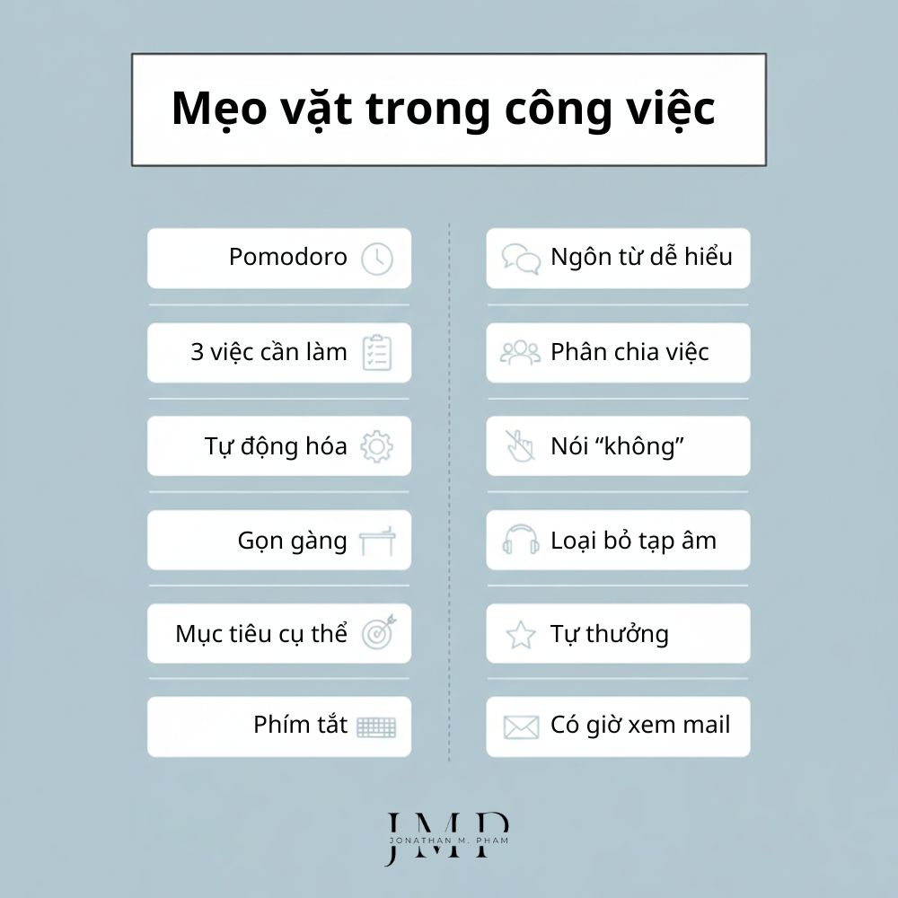 Mẹo vặt trong công việc