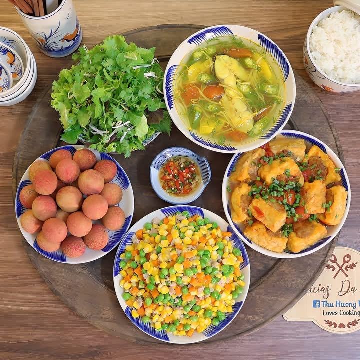 Bữa ăn dinh dưỡng chuẩn khoa học cho gia đình
