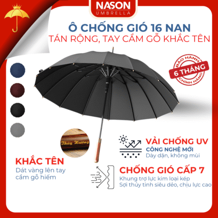 Ô dù tán rộng cho chuyến đi dài