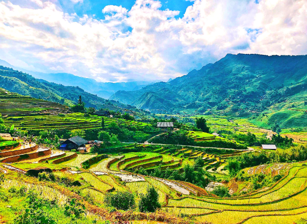 Sa Pa mùa xuân - bản làng và ruộng bậc thang