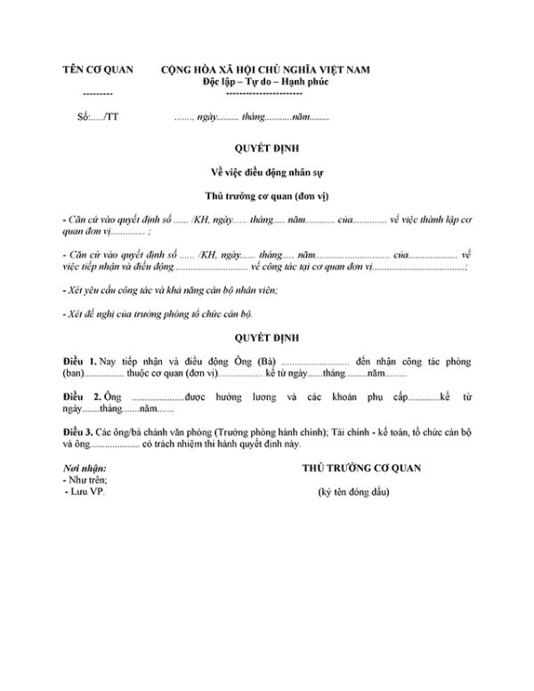 Xác định kiểu chuyến đi