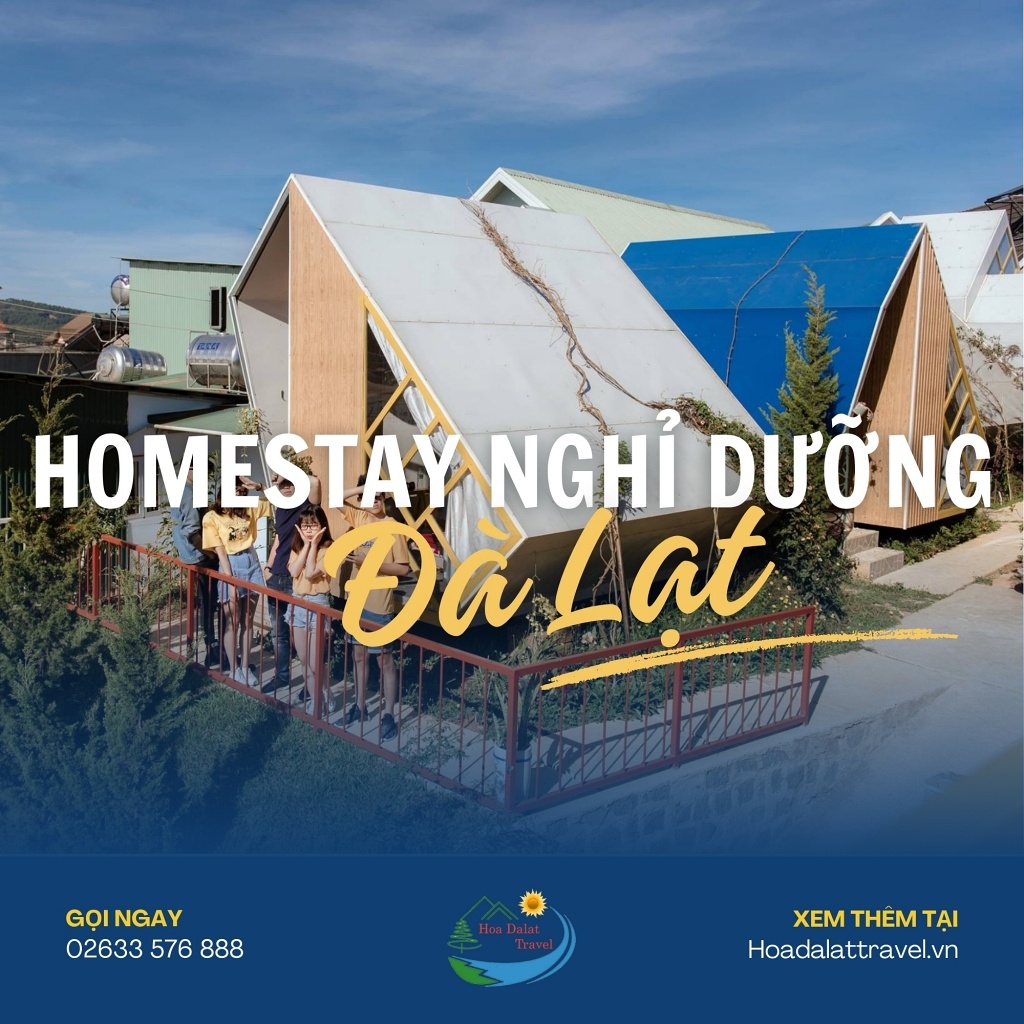 Homestay nghỉ dưỡng Đà Lạt giữa không gian xanh