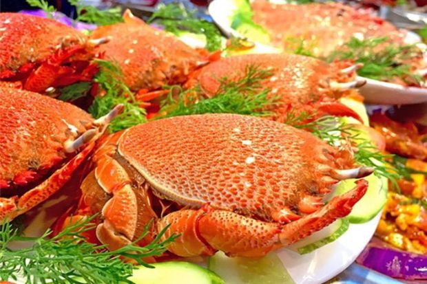 Cua huỳnh đế tiến vua với hương vị thơm ngon đặc trưng