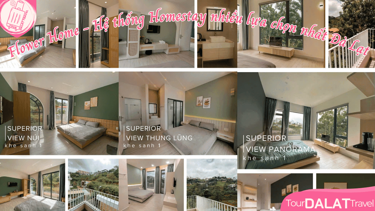 Flower Home - Hệ thống Homestay lớn nhất Đà Lạt