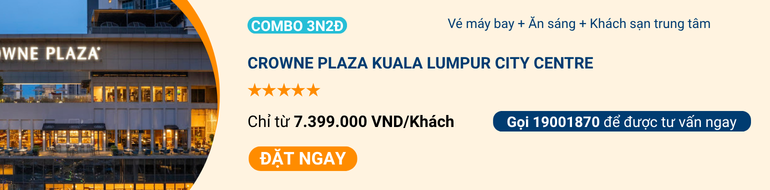 Phòng cao cấp Crowne Plaza với thiết kế hiện đại quốc tế - nguồn từ iVIVU.com