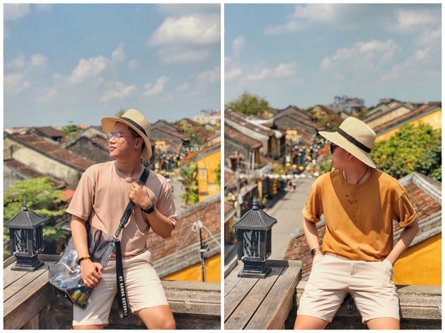 Trang phục du lịch Đà Nẵng Hội An cho nam